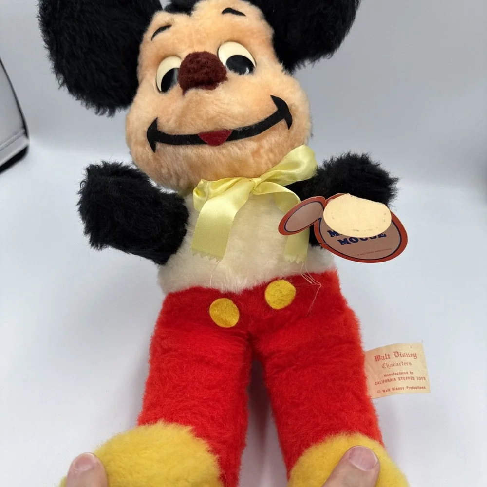 Circa 1950s Plush Mickey Mouse Walt‎ Disney Characters California Stuffed Toy